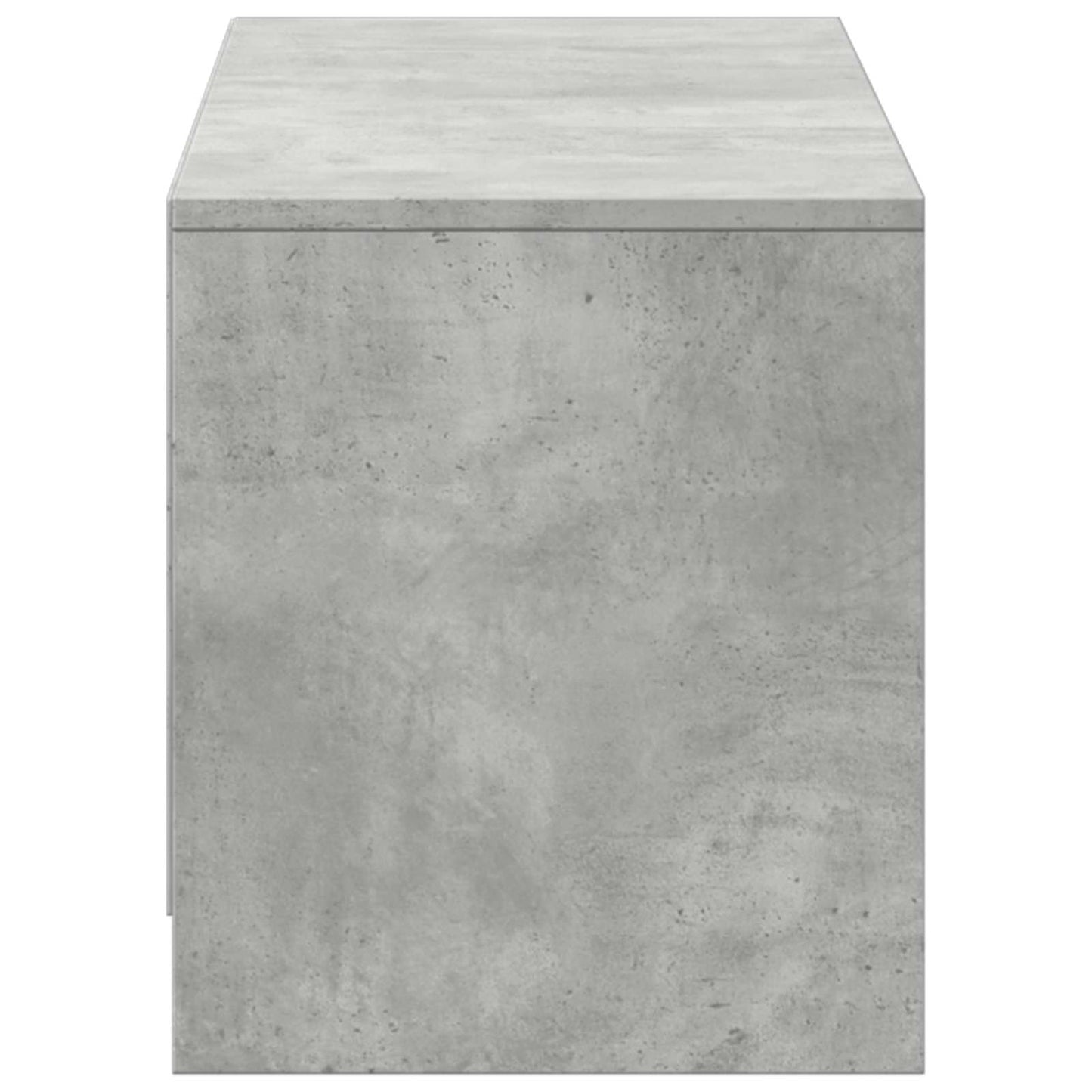 TV Cabinet with LED with LED Concrete Grey 140 x 34 x 40 cm