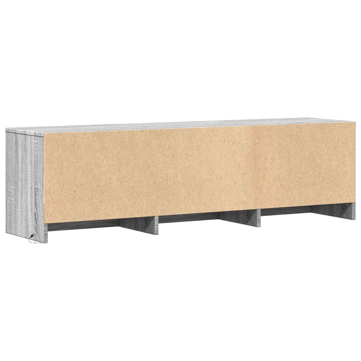 TV Cabinet with LED with LED Grey Sonoma 140 x 34 x 40 cm
