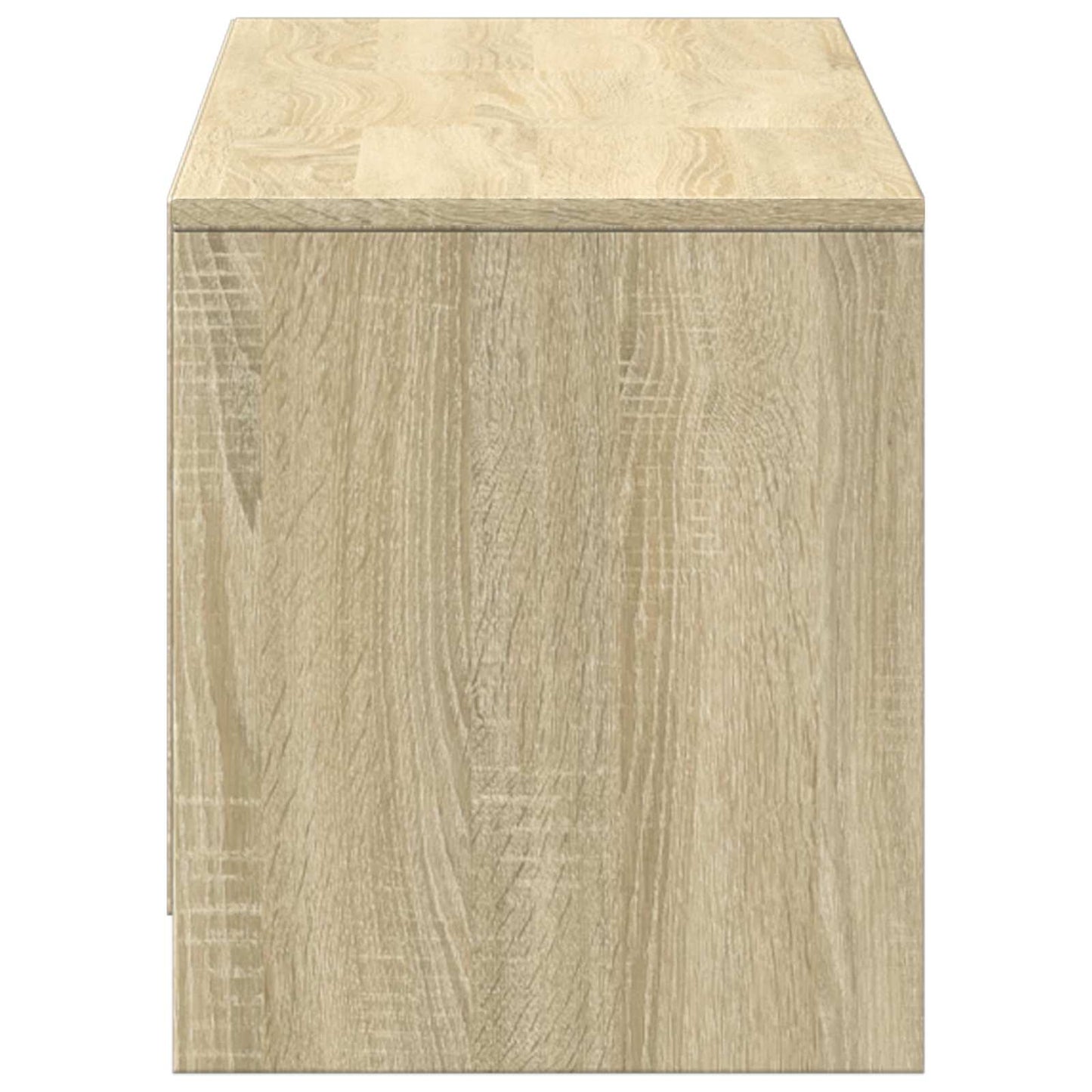 TV Cabinet with LED Sonoma Oak 140 x 34 x 40 cm Engineered Wood
