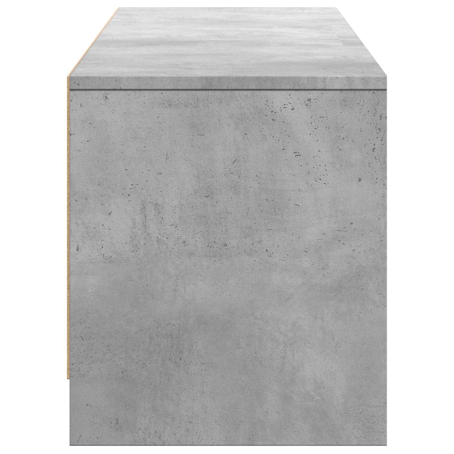 TV Cabinet with LED with LED Concrete Grey 165 x 34 x 40 cm