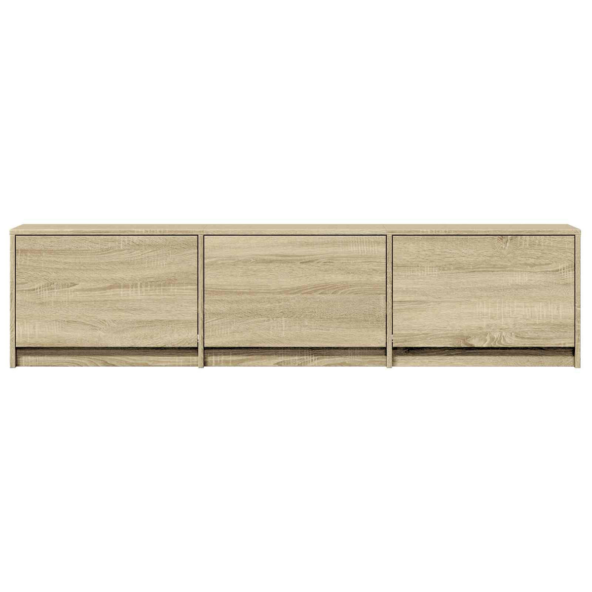 TV Cabinet with LED 165 x 34 x 40 cm Sonoma Oak Engineered Wood