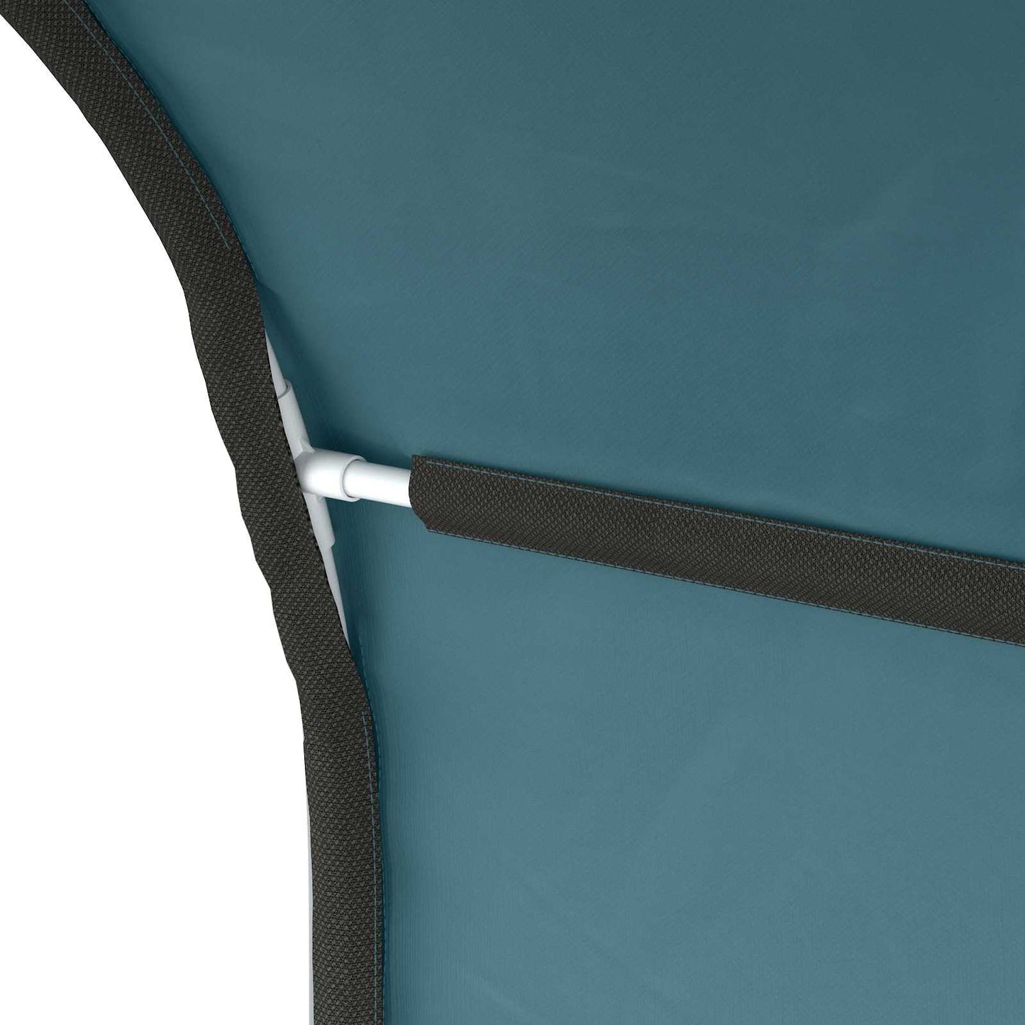Bed Tunnel 2 pcs Light Blue 211 x 52.5 x 2 cm Polyester