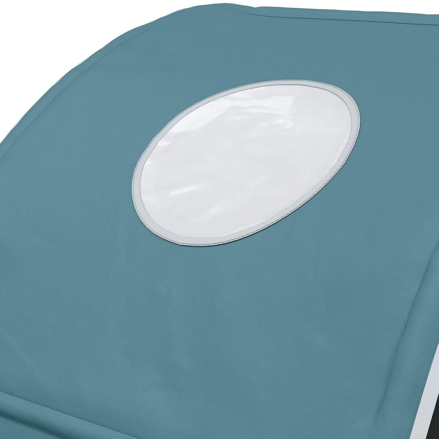 Bed Tunnel 2 pcs Light Blue 211 x 52.5 x 2 cm Polyester