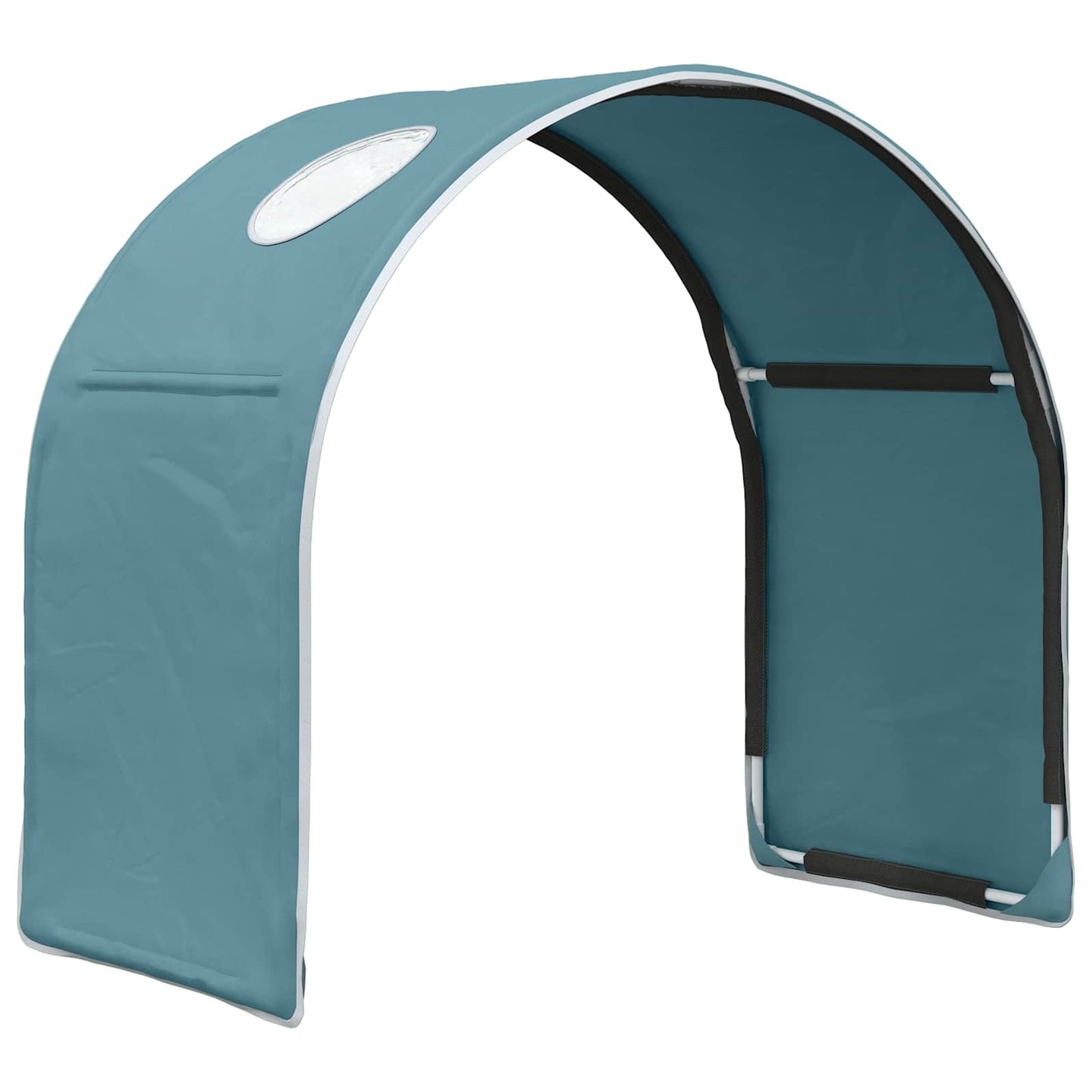 Bed Tunnel 2 pcs Light Blue 211 x 52.5 x 2 cm Polyester