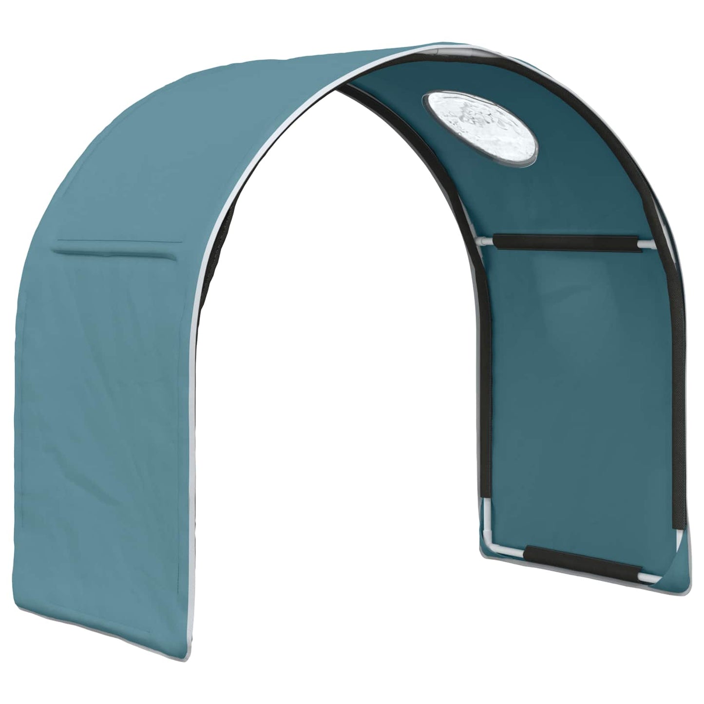 Bed Tunnel 2 pcs Light Blue 211 x 52.5 x 2 cm Polyester
