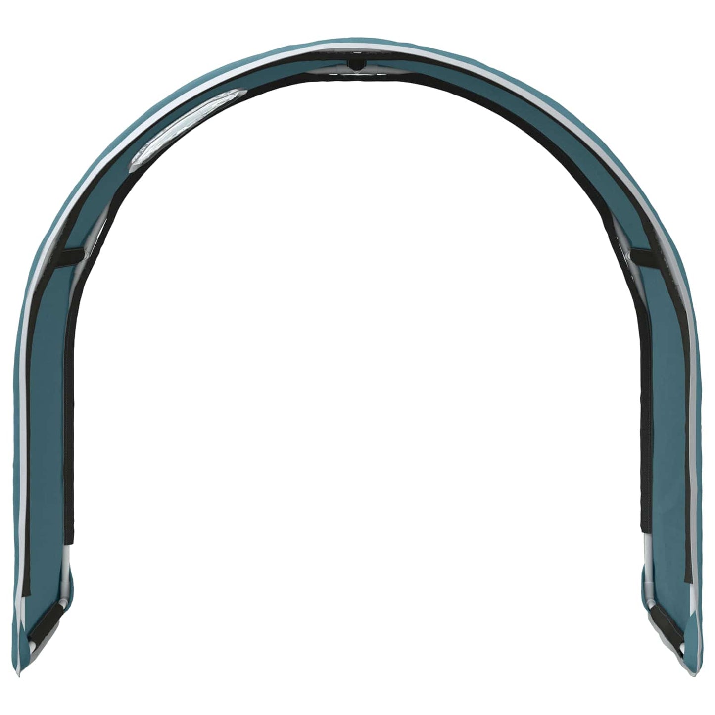 Bed Tunnel 2 pcs Light Blue 211 x 52.5 x 2 cm Polyester