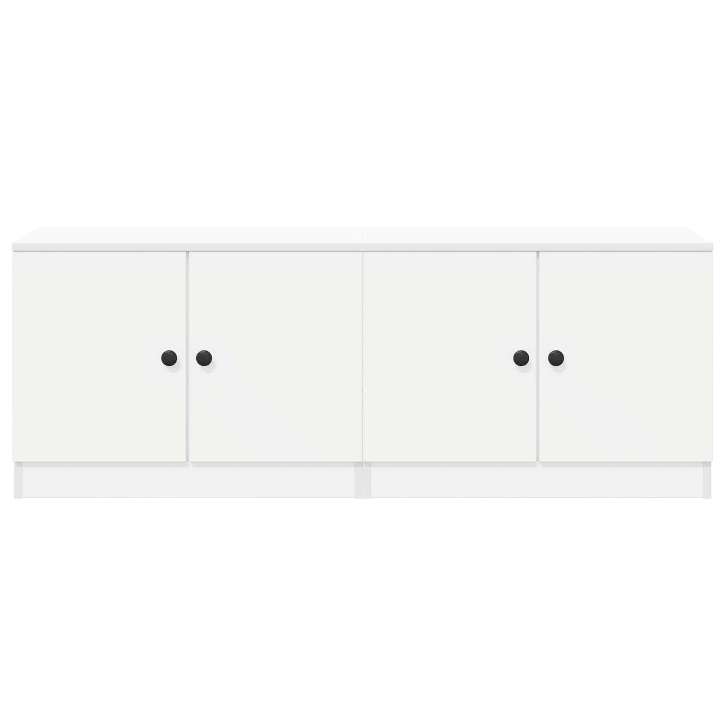 Storage Cabinet for Loft Bed 2 pcs White 66 x 35 x 48 cm