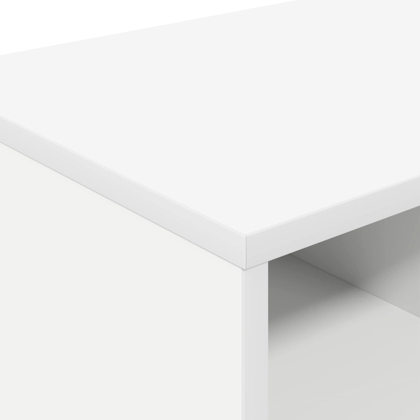 Bed Cabinet 2 pcs White 66 x 33 x 48 cm Engineered Wood