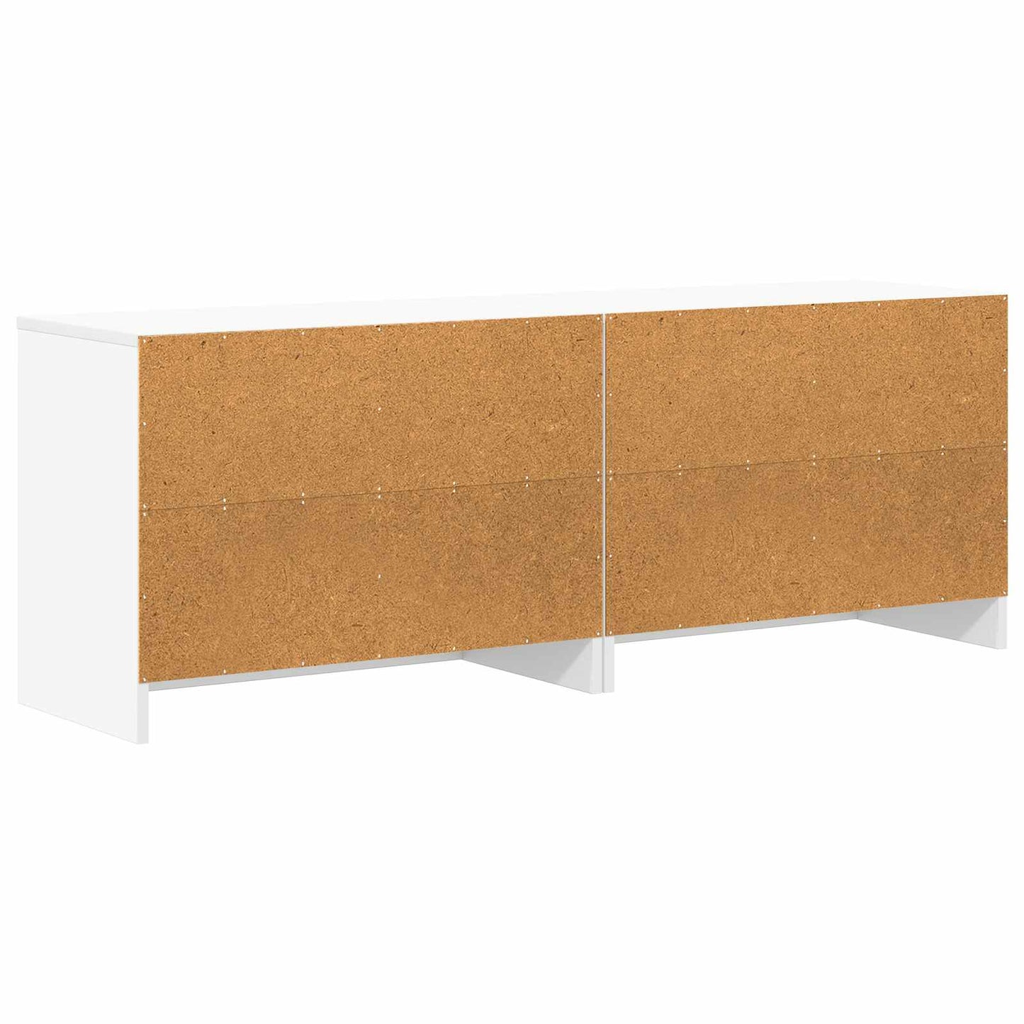 Bed Cabinet 2 pcs White 66 x 33 x 48 cm Engineered Wood