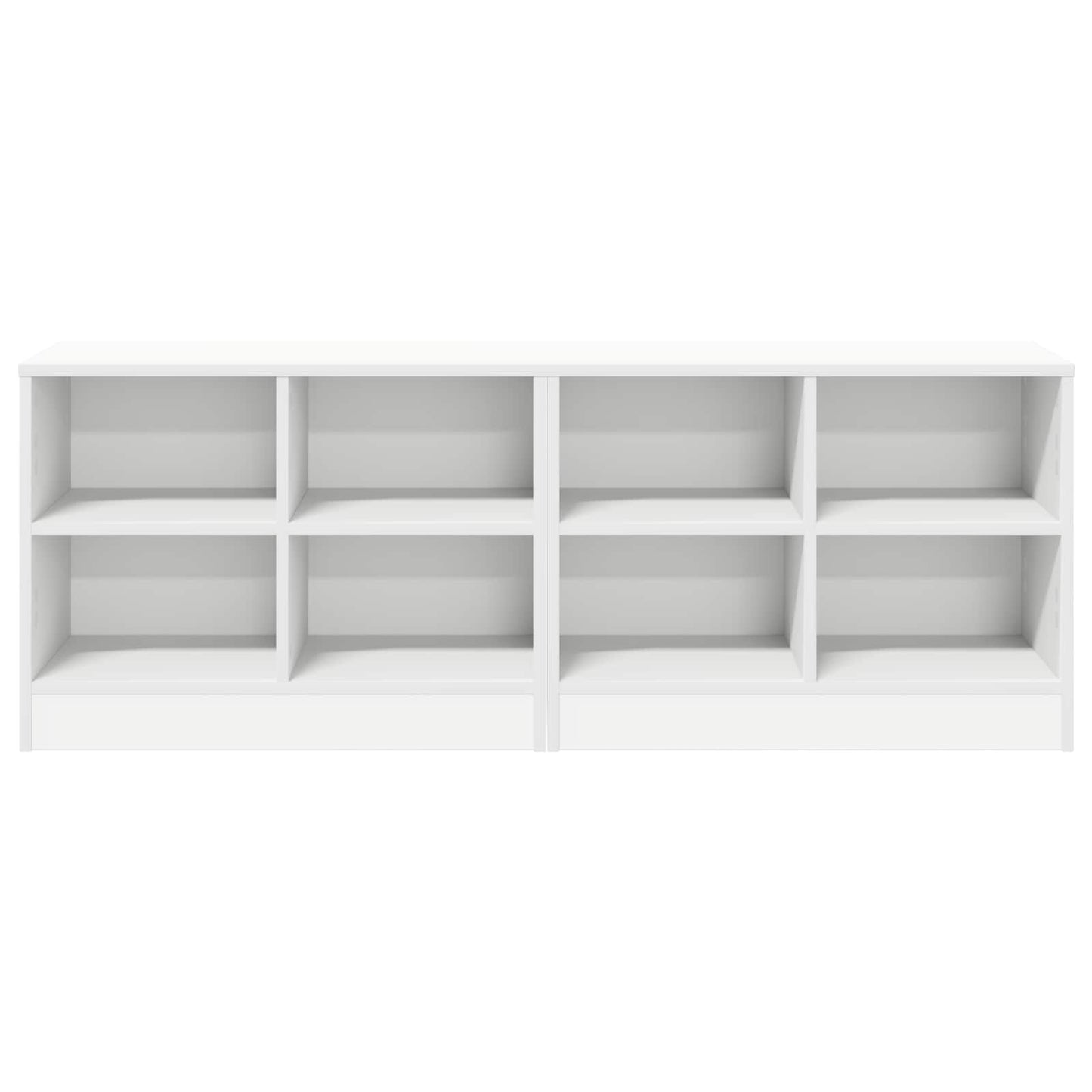 Bed Cabinet 2 pcs White 66 x 33 x 48 cm Engineered Wood