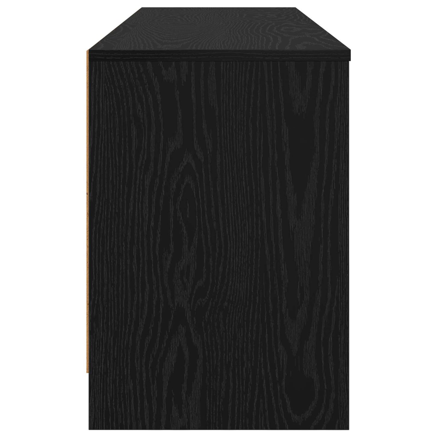 Bed Cabinet 2 pcs Black Oak 66 x 33 x 48 cm Engineered Wood