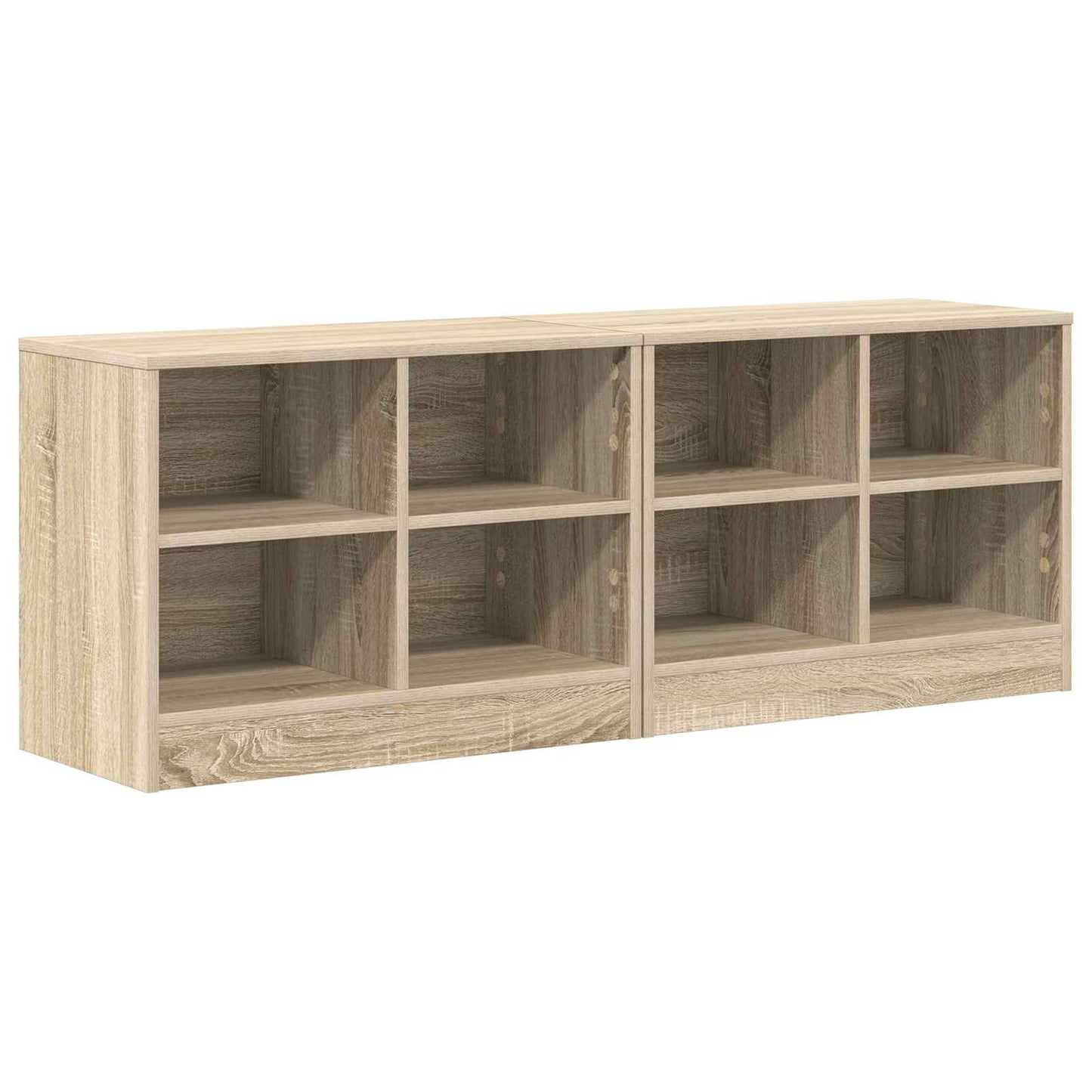 Bed Cabinet 2 pcs Sonoma Oak 66 x 33 x 48 cm Engineered Wood