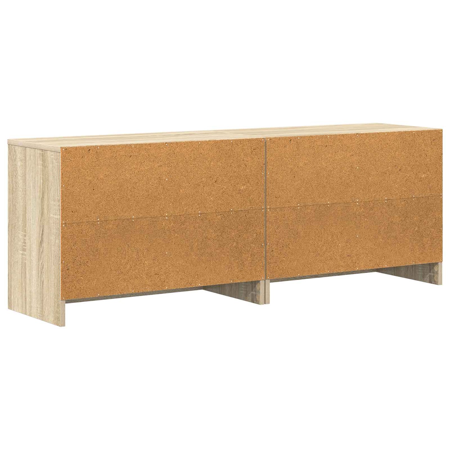 Bed Cabinet 2 pcs Sonoma Oak 66 x 33 x 48 cm Engineered Wood
