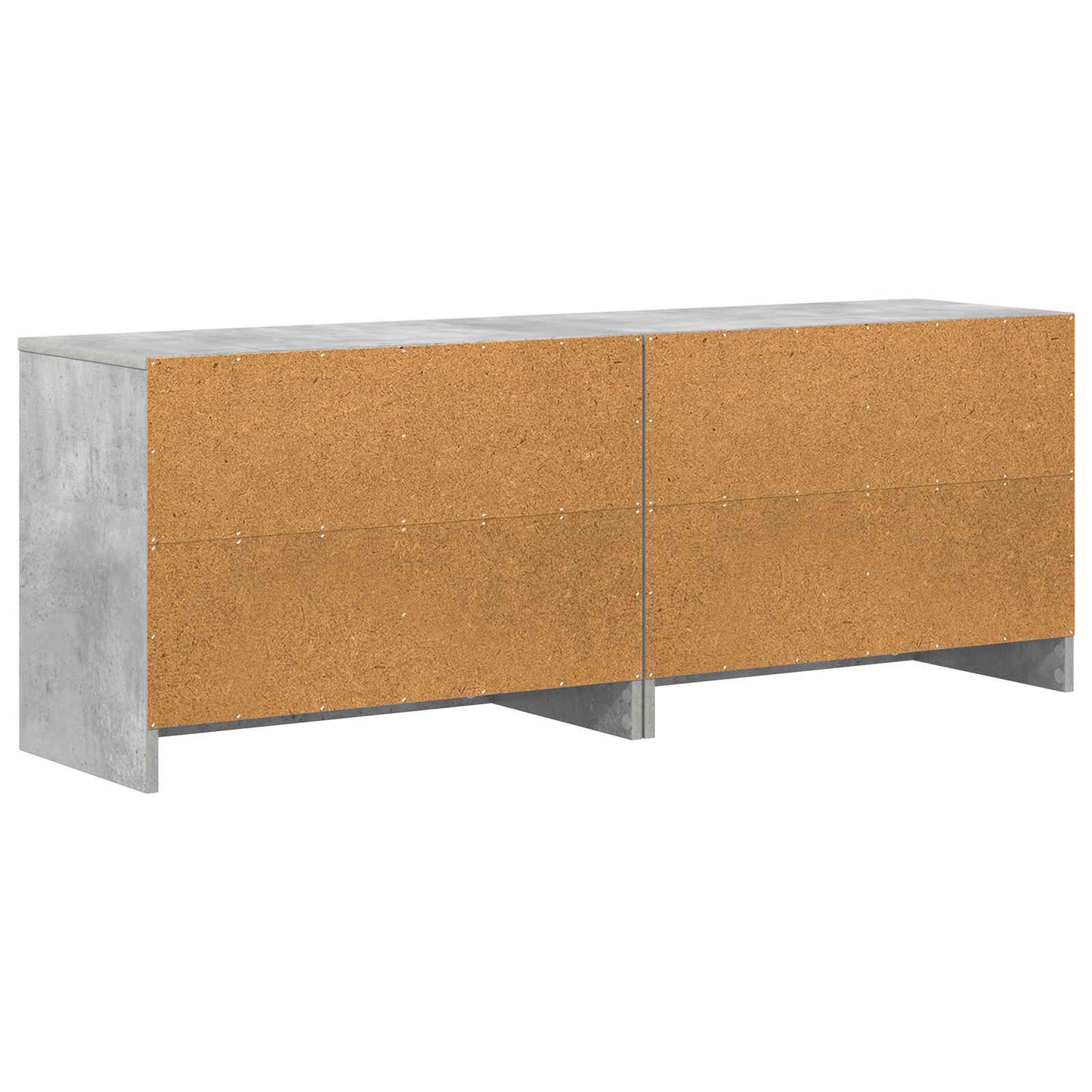Bed Cabinet 2 pcs Concrete Grey 66 x 33 x 48 cm Engineered Wood