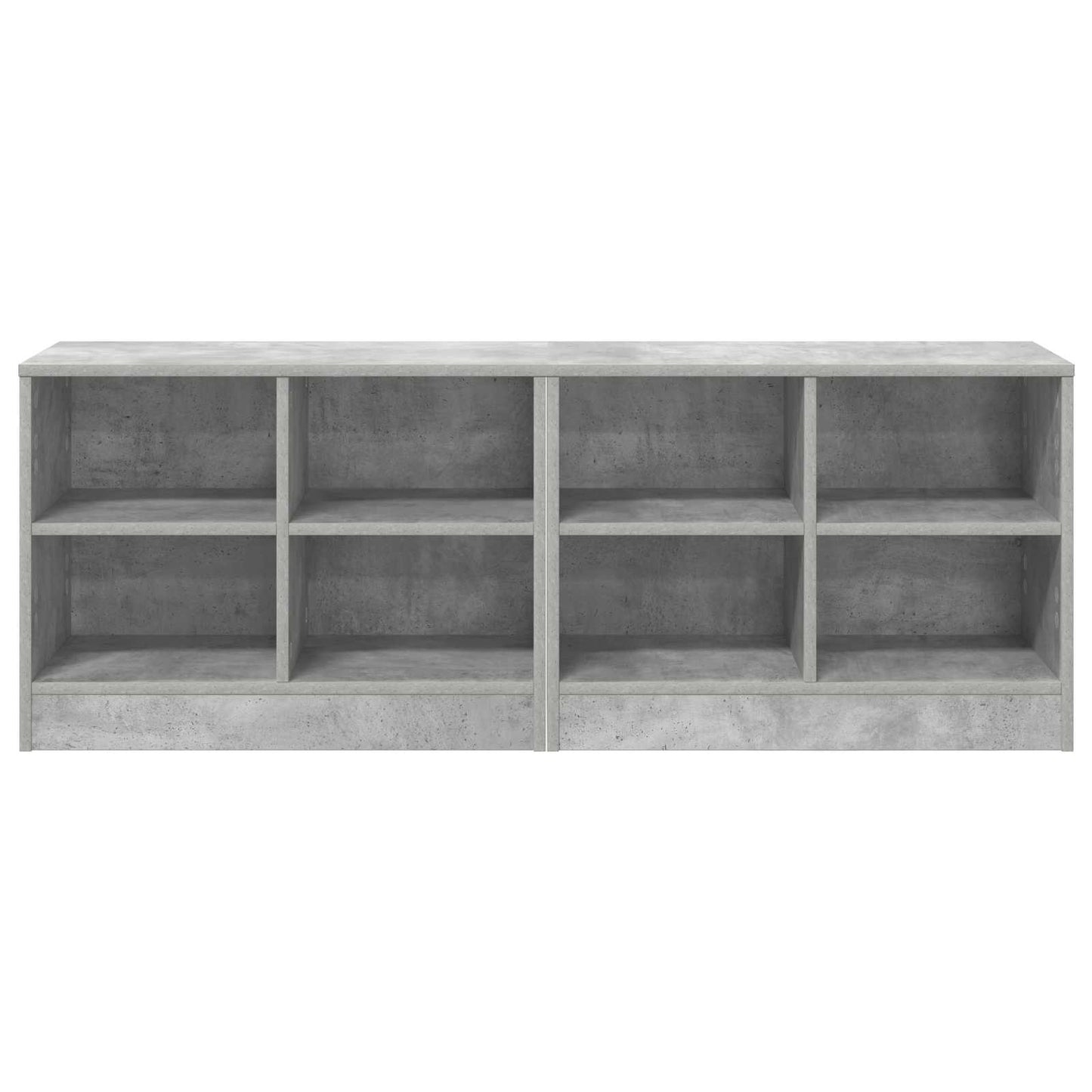 Bed Cabinet 2 pcs Concrete Grey 66 x 33 x 48 cm Engineered Wood