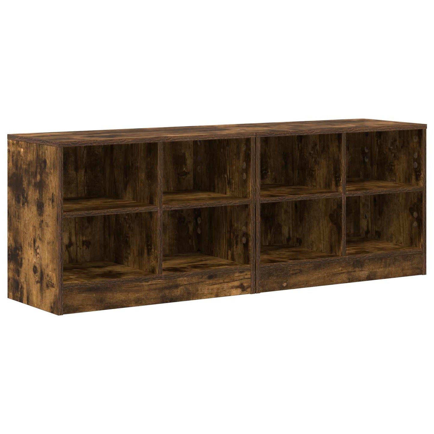 Bed Cabinet 2 pcs Smoked Oak 66 x 33 x 48 cm Engineered Wood