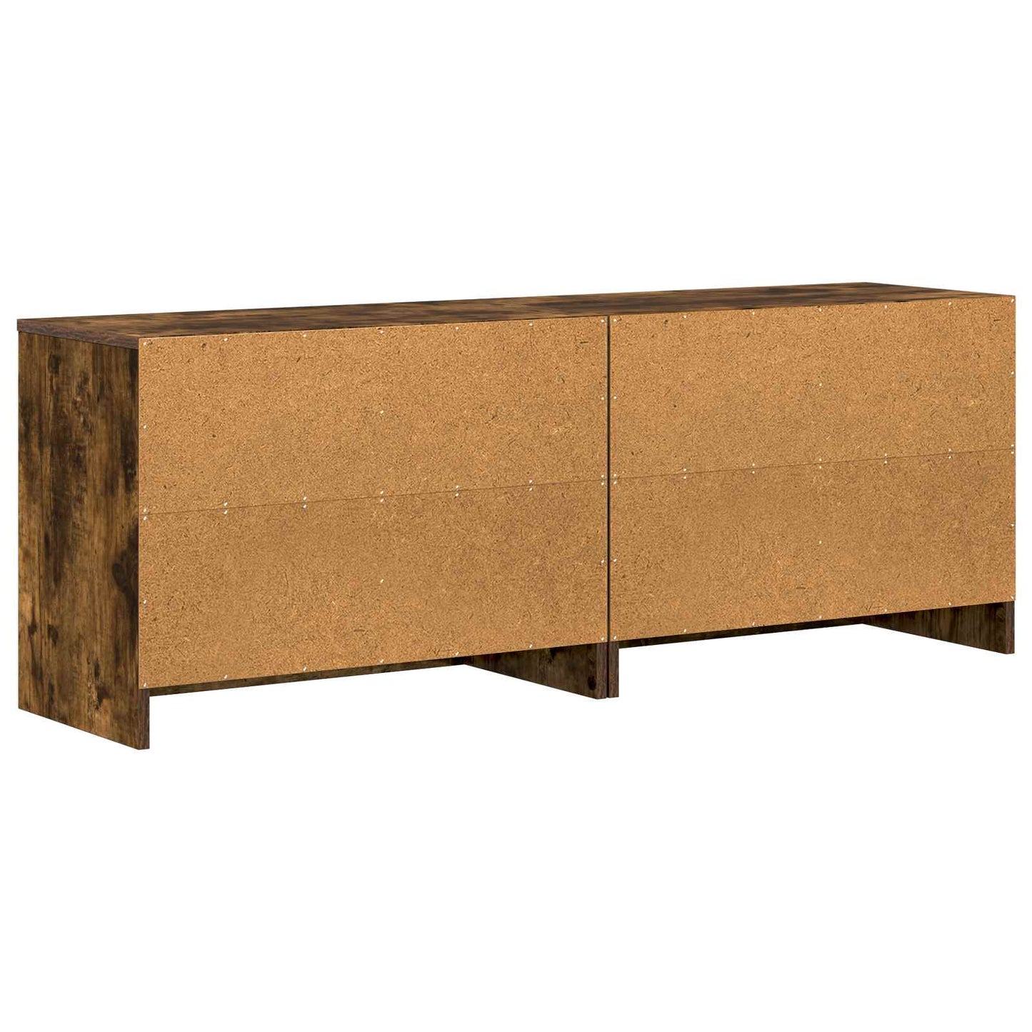 Bed Cabinet 2 pcs Smoked Oak 66 x 33 x 48 cm Engineered Wood