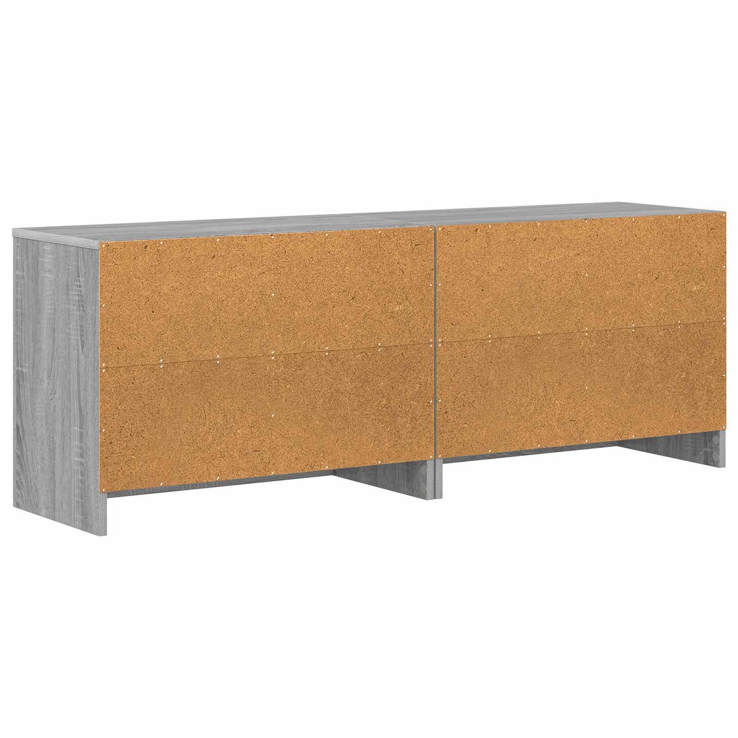Bed Cabinet 2 pcs Grey Sonoma 66 x 33 x 48 cm Engineered Wood