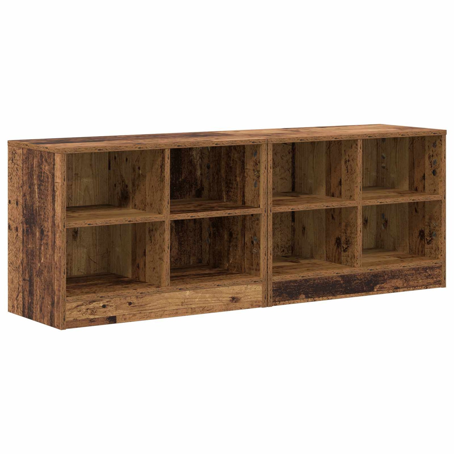 Bed Cabinet 2 pcs Old Wood 66 x 33 x 48 cm Engineered Wood