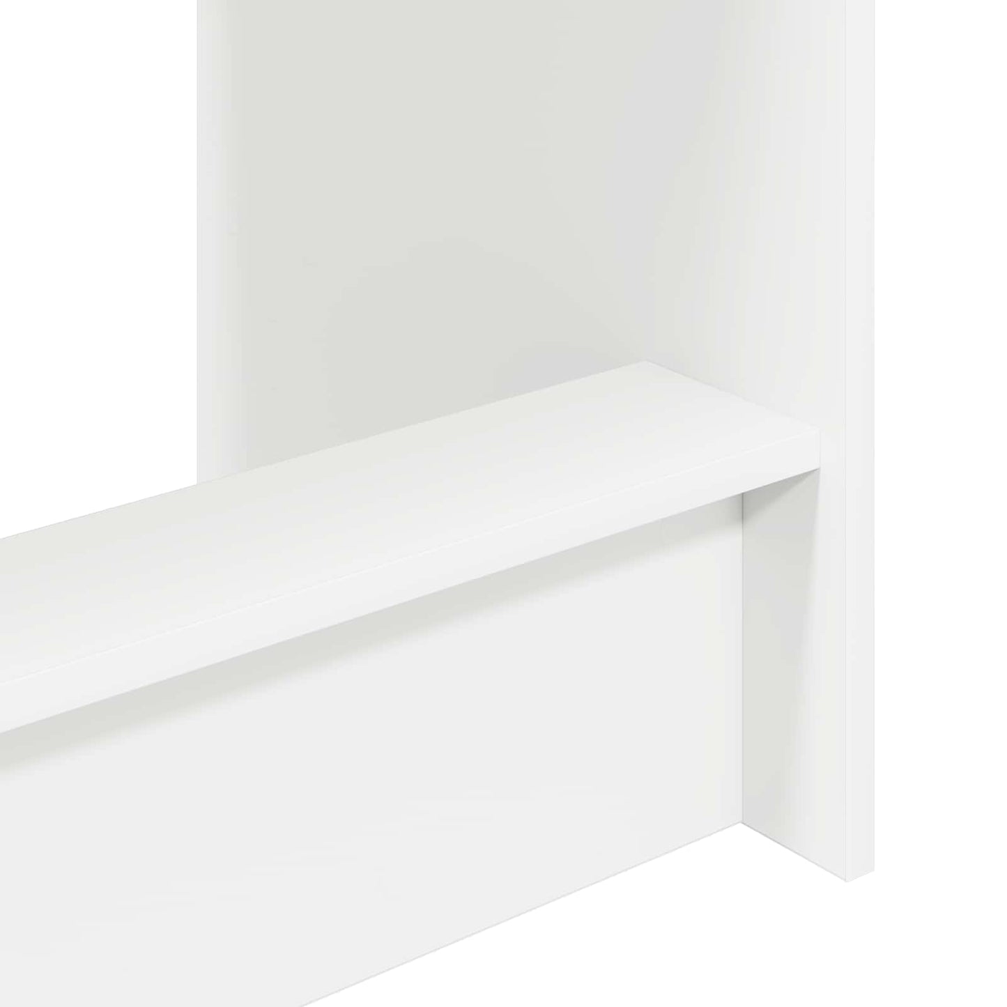 Bed Desk White Engineered Wood 100 x 45 x 75 cm