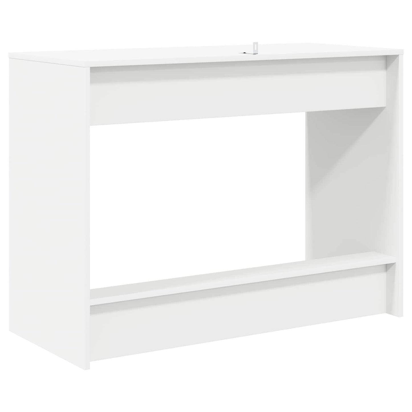 Bed Desk White Engineered Wood 100 x 45 x 75 cm