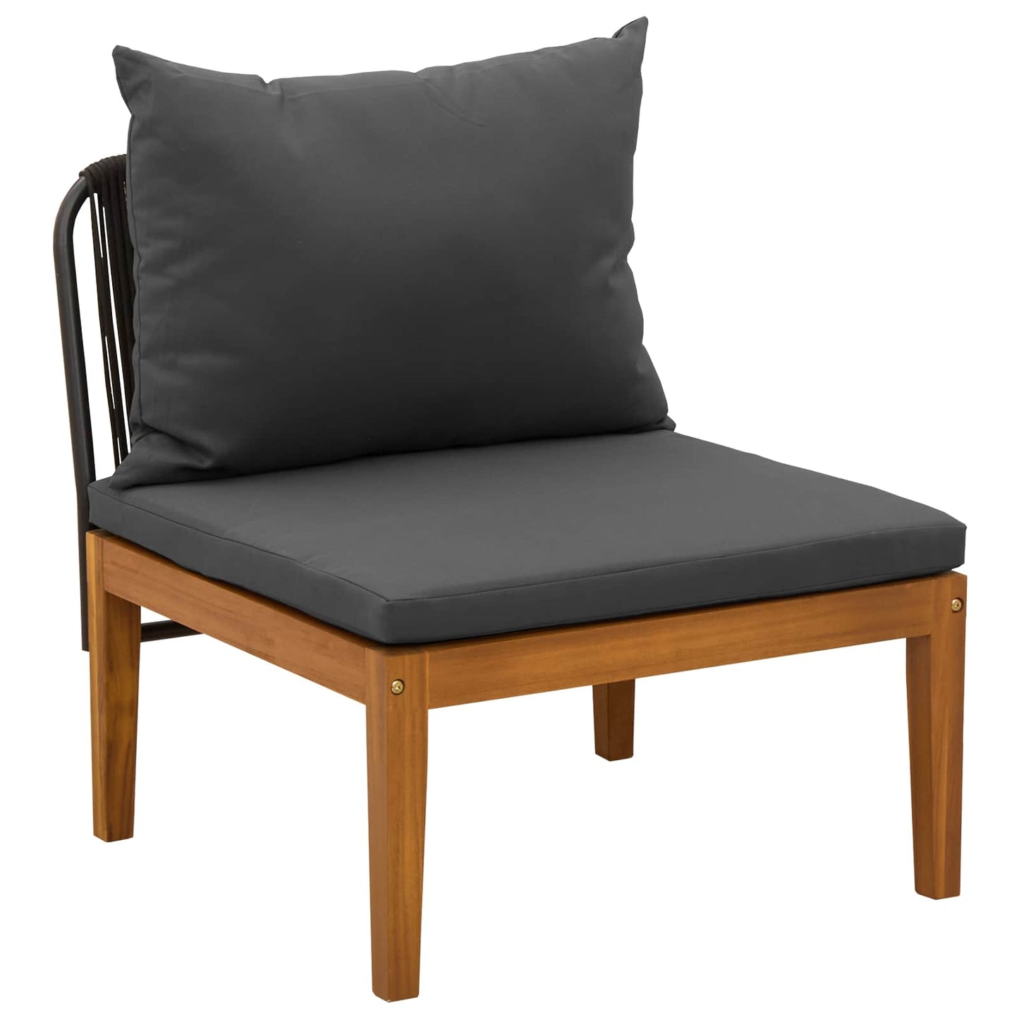 3 pcs Lounge Set Solid Acacia Wood Natural