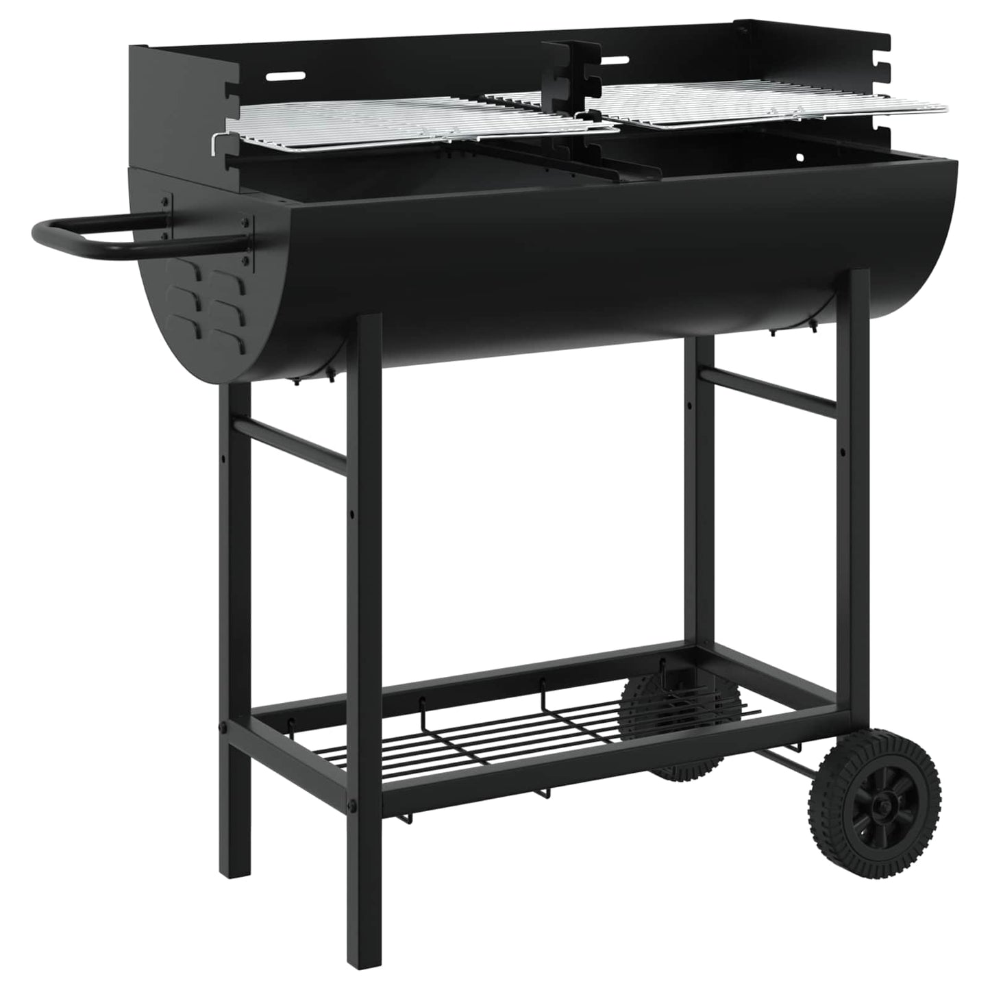 Charcoal grill 96.5 x 42.5 x 88.5 cm Black