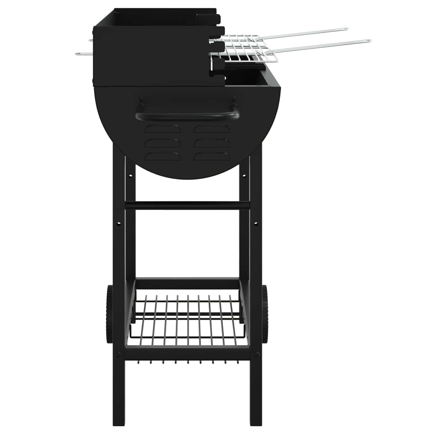 Charcoal grill 96.5 x 42.5 x 88.5 cm Black