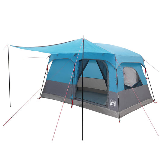 Family Tent with Roof Blue 320 x 210 x 180 cm Polyester