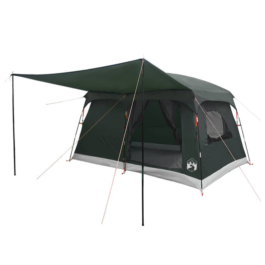 Family Tent with Roof Army Green 320 x 210 x 180 cm Polyester