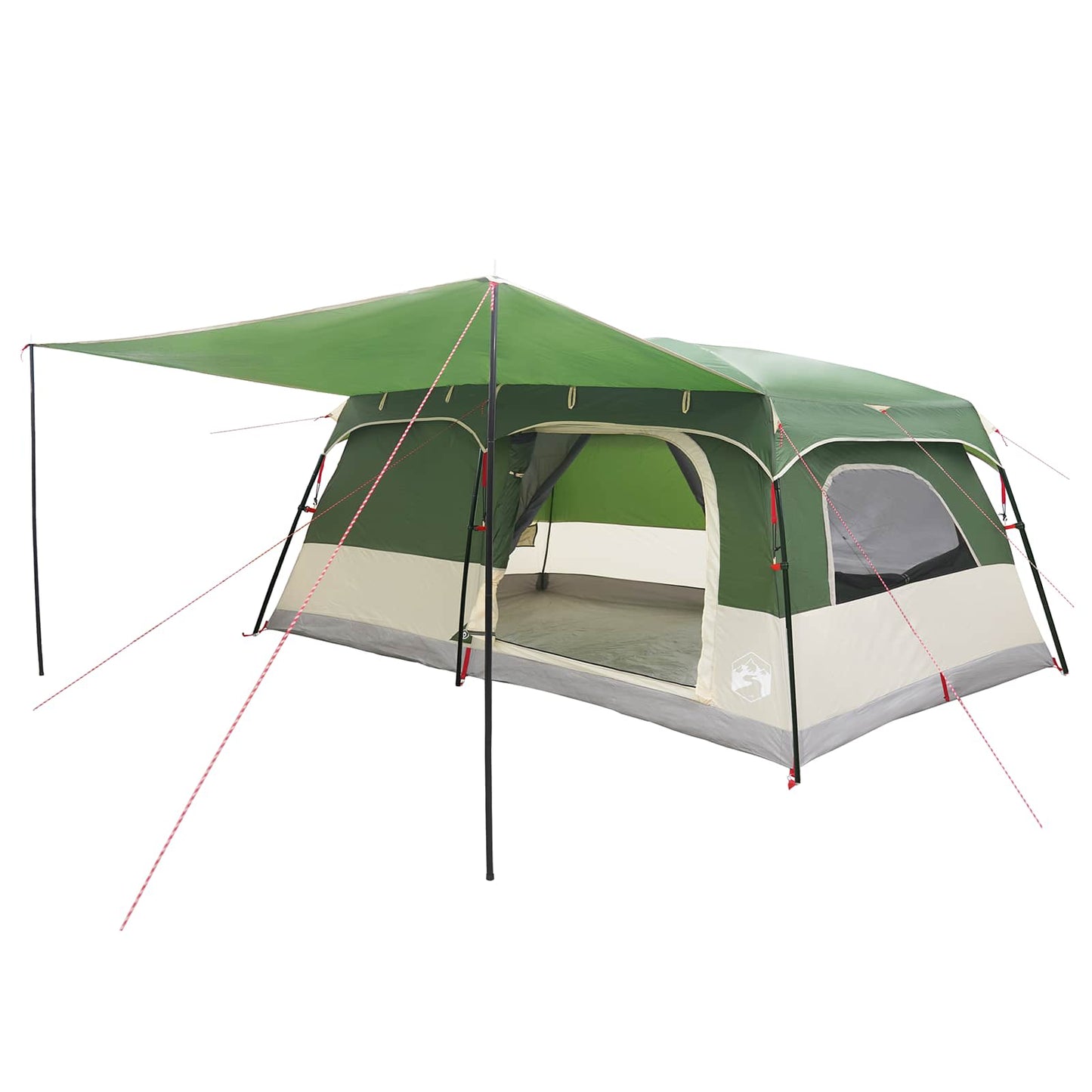 Family Tent Green 500 x 400 x 230 cm Polyester and Steel