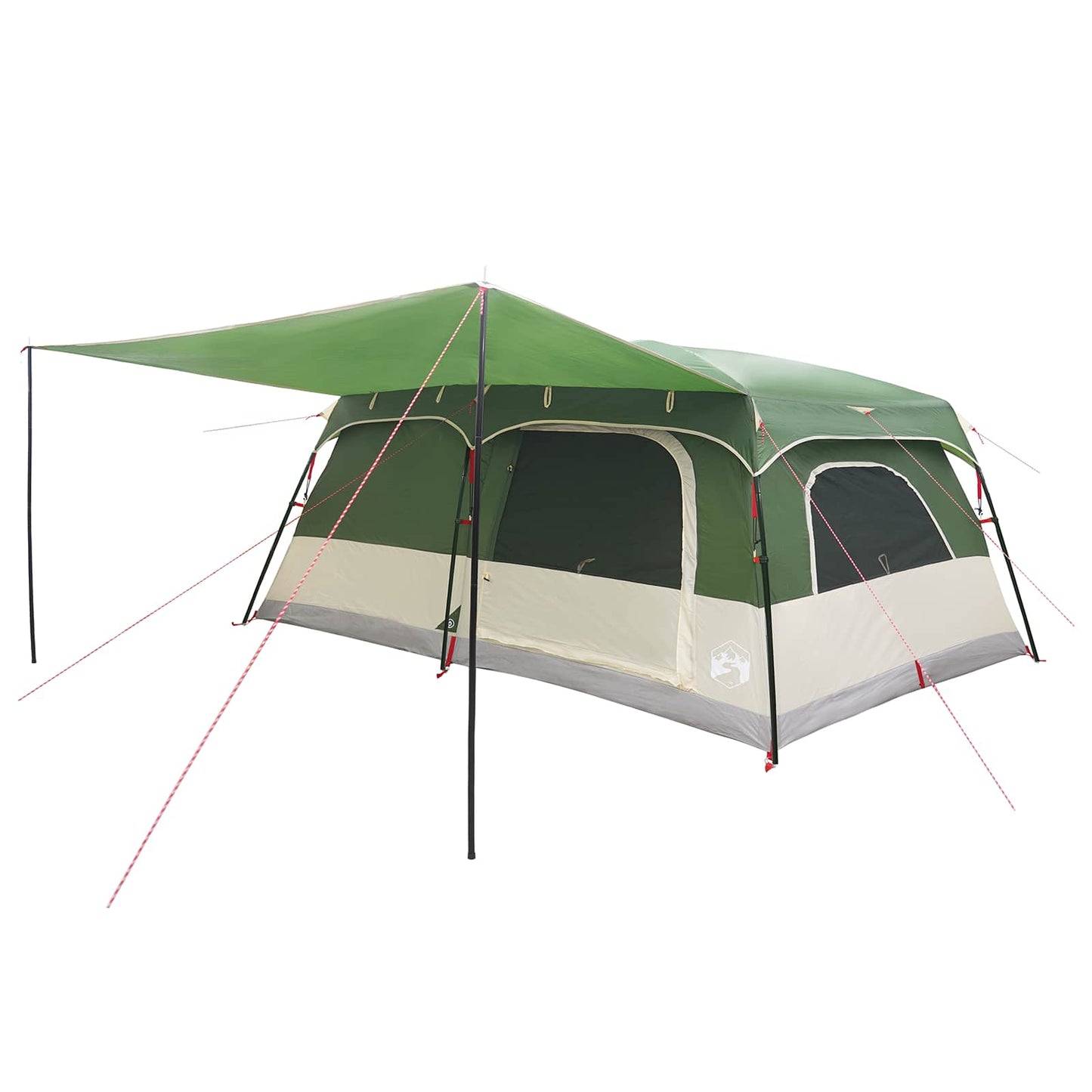 Family Tent Green 500 x 400 x 230 cm Polyester and Steel