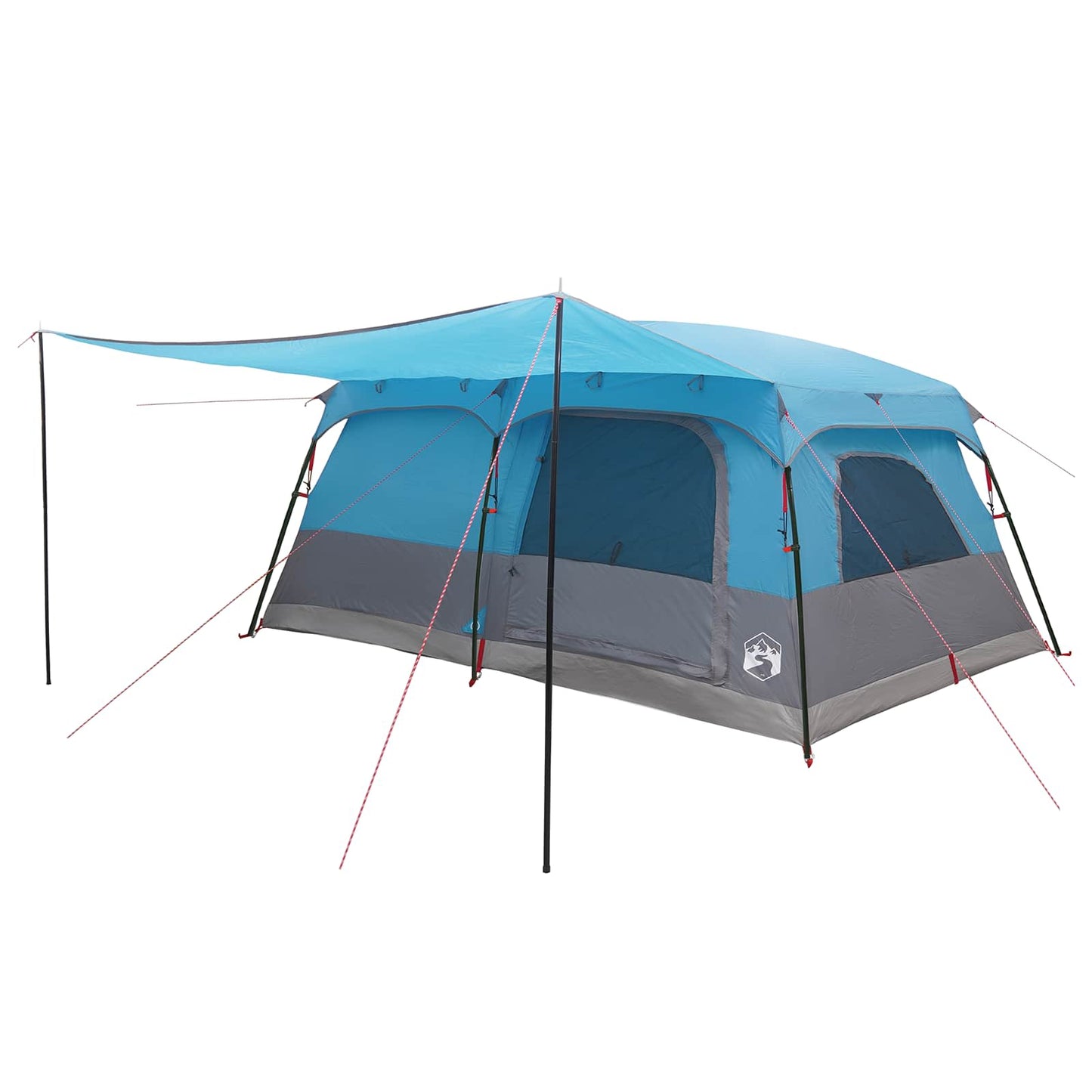 Family Tent Blue 500 x 400 x 230 cm Polyester and Steel