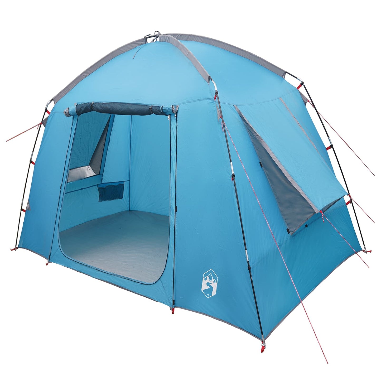 Cabin Tent with Roof Blue 210 x 210 x 138 cm Polyester