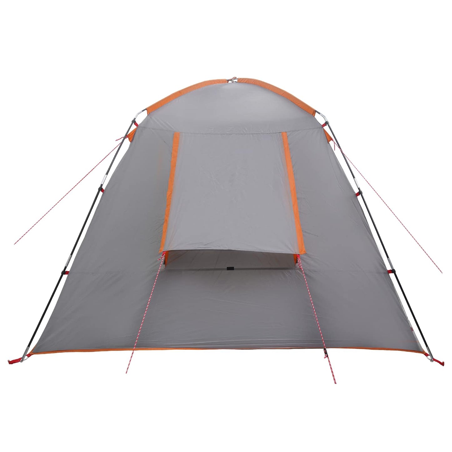 Cabin Tent Grey and Orange 210 x 210 x 138 cm Polyester