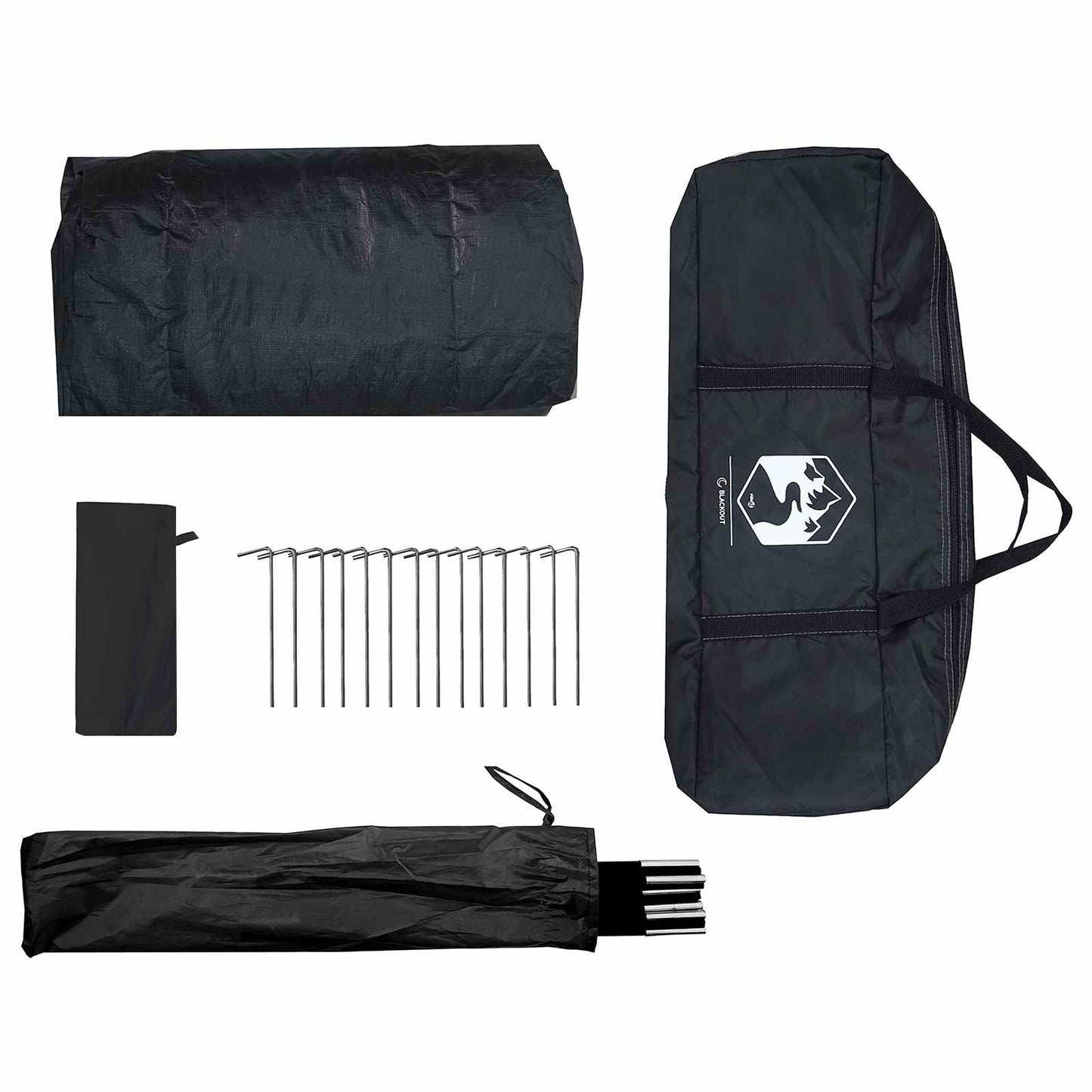 Cabin Tent White Blackout 300 x 210 x 156 cm Polyester