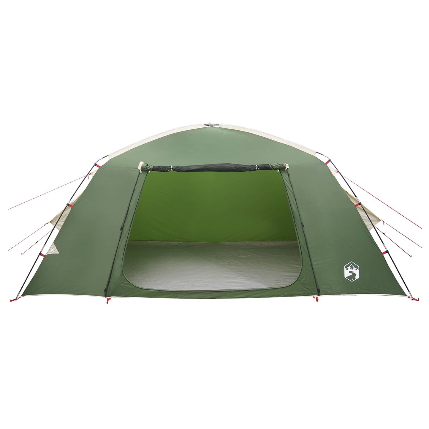 Cabin Tent with Roof Green 400 x 210 x 180 cm Polyester