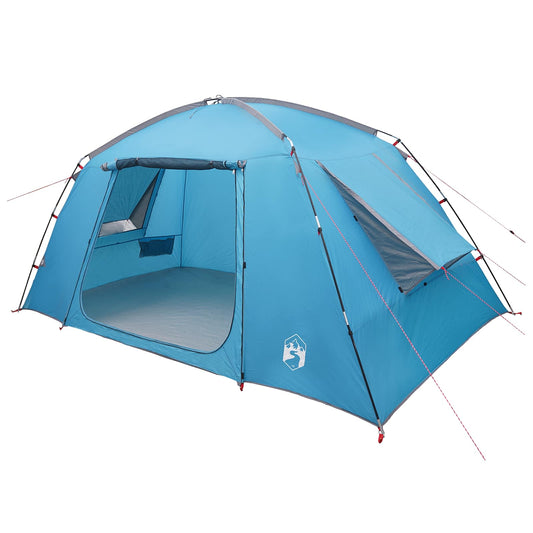Cabin Tent with Roof Blue 400 x 210 x 180 cm Polyester