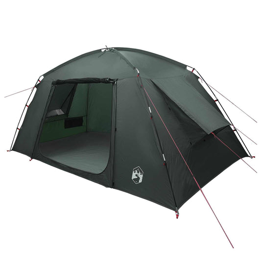 Cabin Tent with Roof Army Green 400 x 210 x 180 cm Polyester