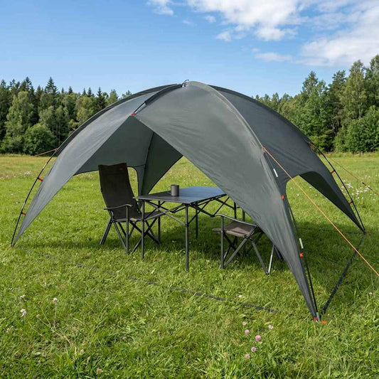 Camping Tent with Rainfly Water-resistant 4-Person Army Green