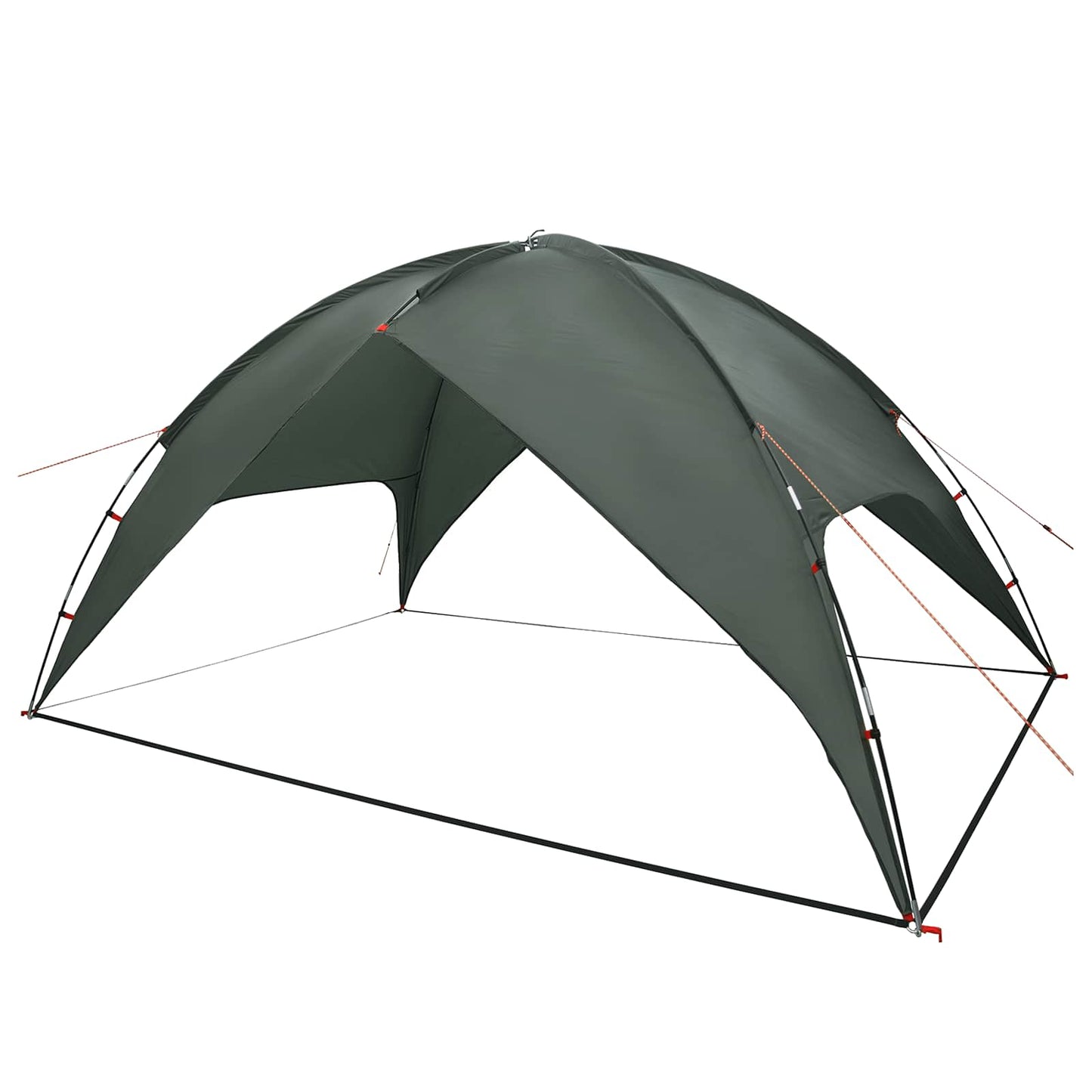 Camping Tent with Rainfly Water-resistant Dome Army Green