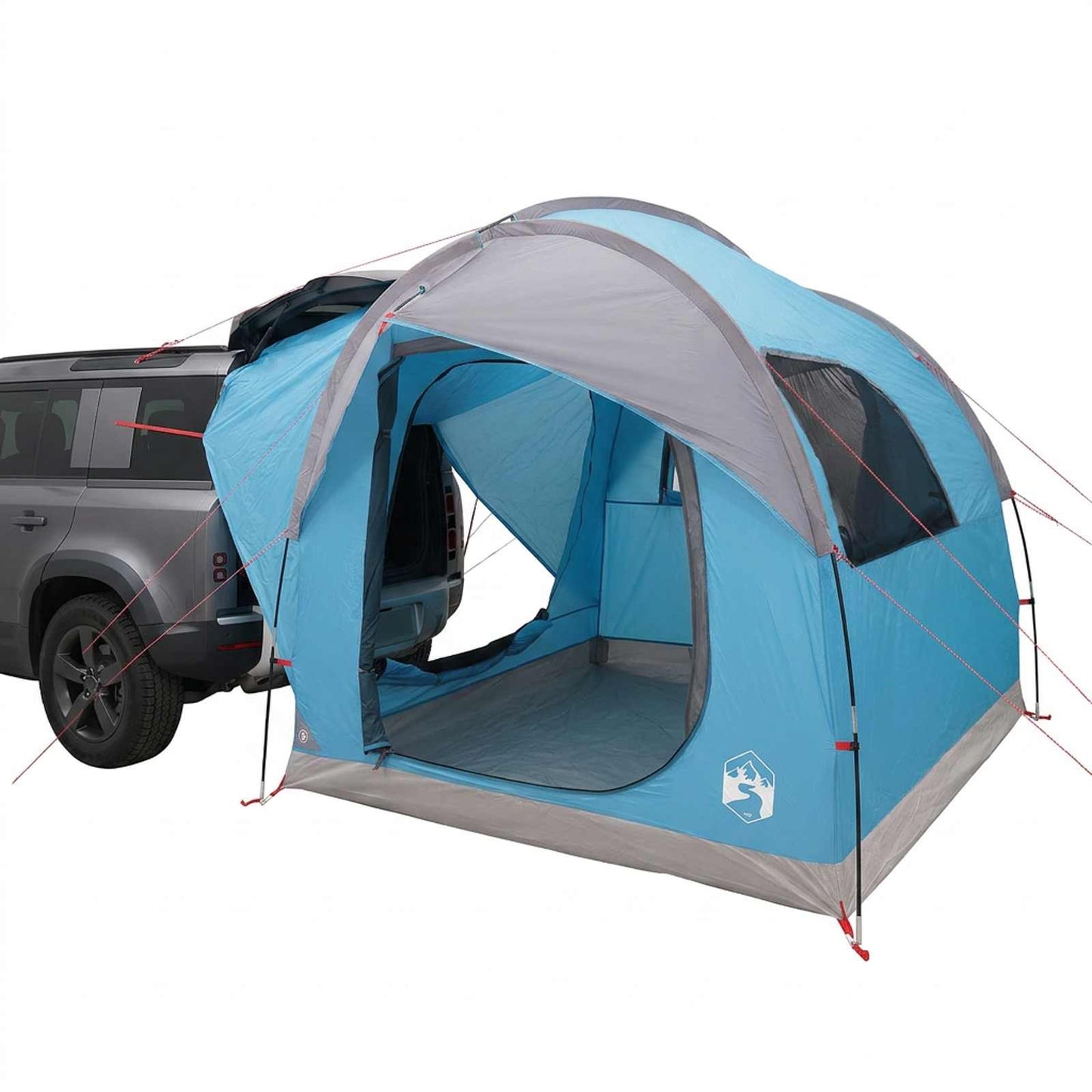 Car Tent with Roof Blue 239 x 210 x 210 cm Polyester and Steel