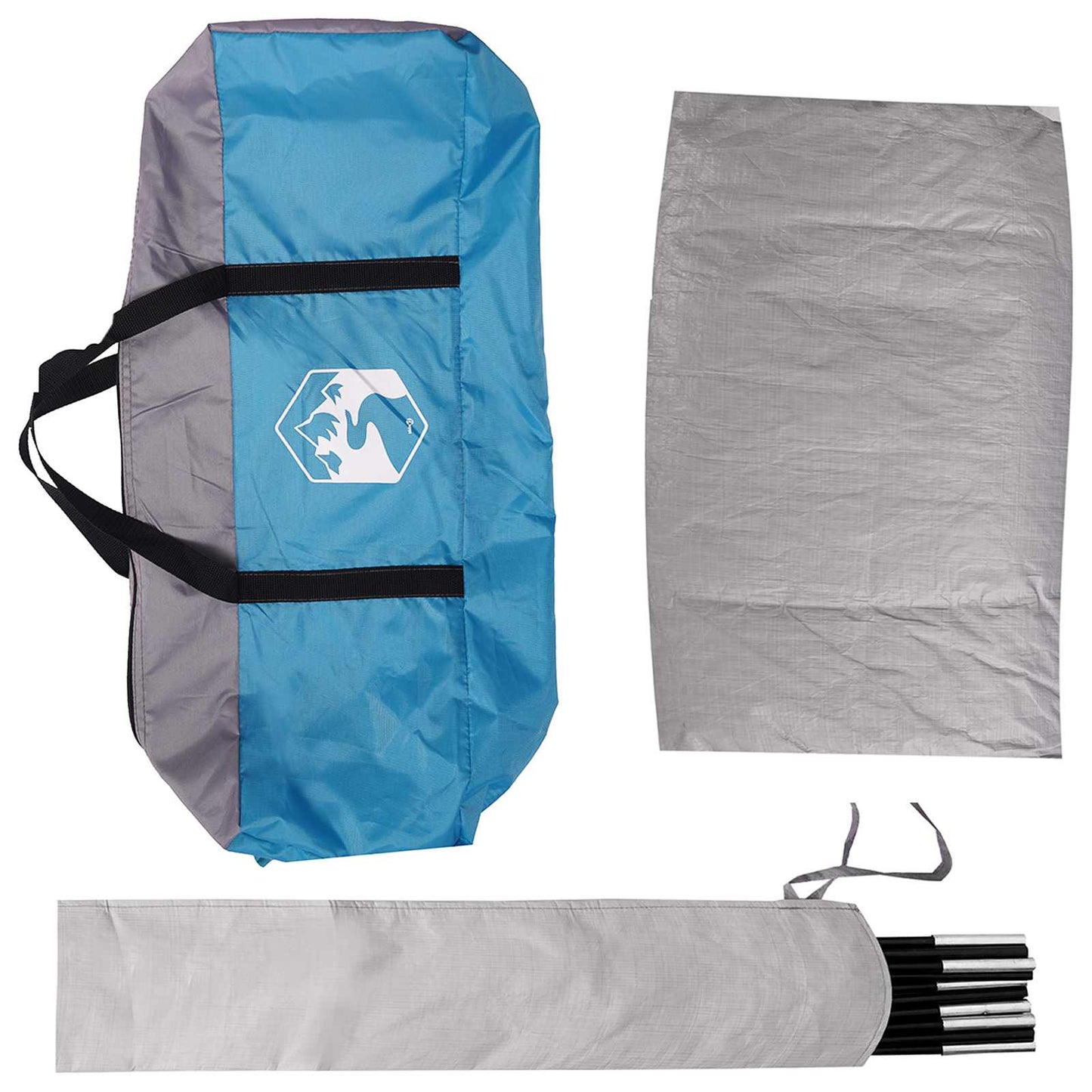 Car Tent 200 x 170 x 170 cm Blue Polyester and Steel