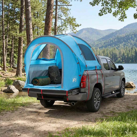 Car Tent 200 x 170 x 170 cm Blue Polyester and Steel