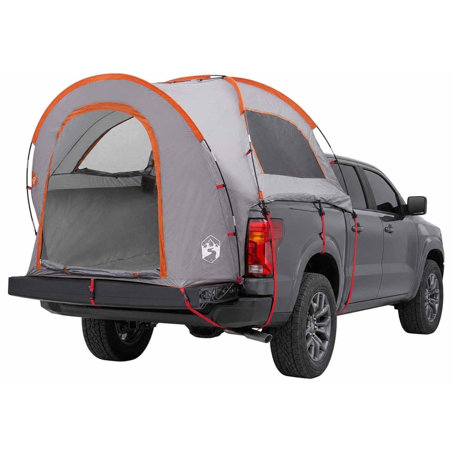 Car Tent 200 x 170 x 170 cm Grey and Orange Polyester and Steel