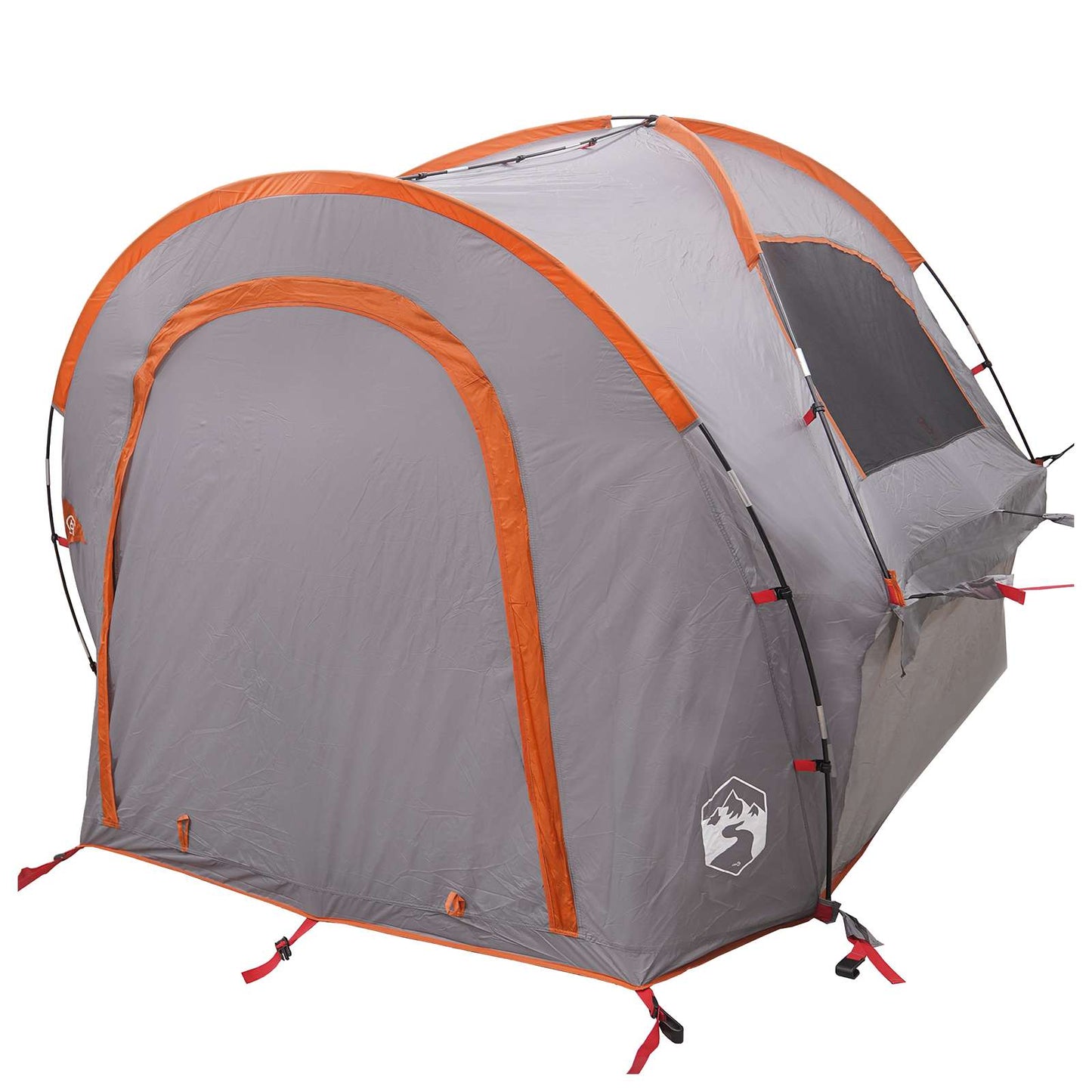 Car Tent 200 x 170 x 170 cm Grey and Orange Polyester and Steel