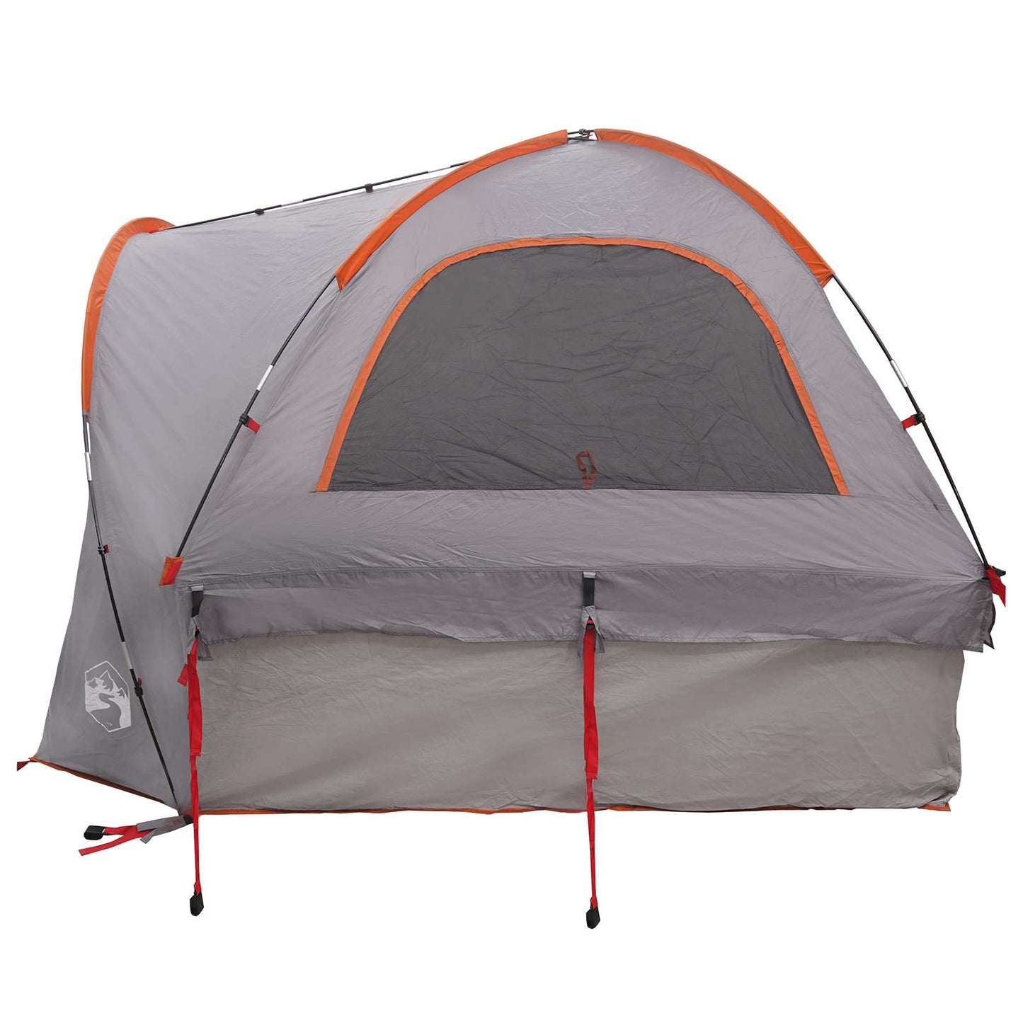 Car Tent 200 x 170 x 170 cm Grey and Orange Polyester and Steel