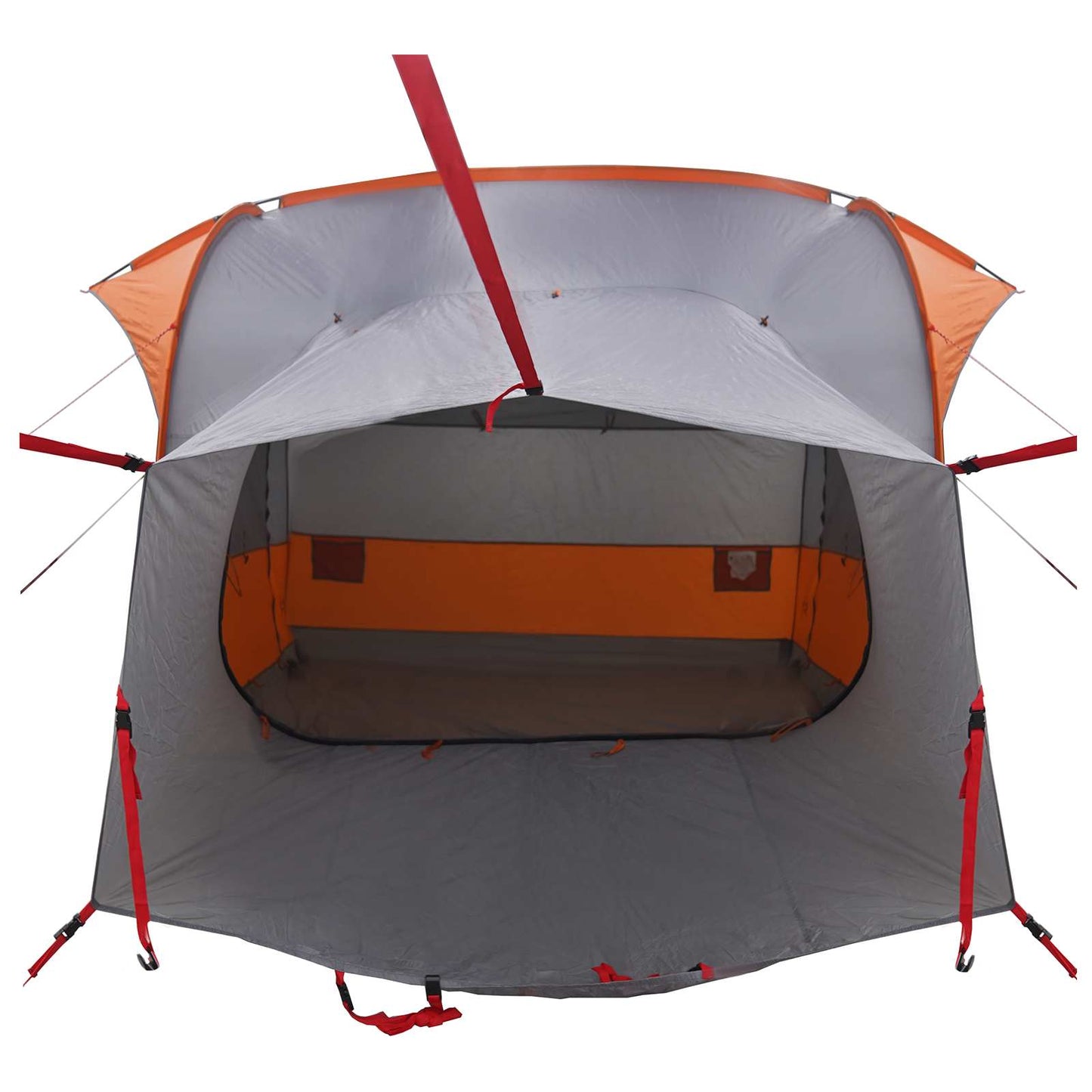 Tailgate Tent with Rainfly Water-resistant Grey and Orange