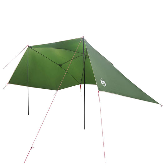 Car Tent with Roof Green 308 x 215 x 220 cm Polyester and Steel