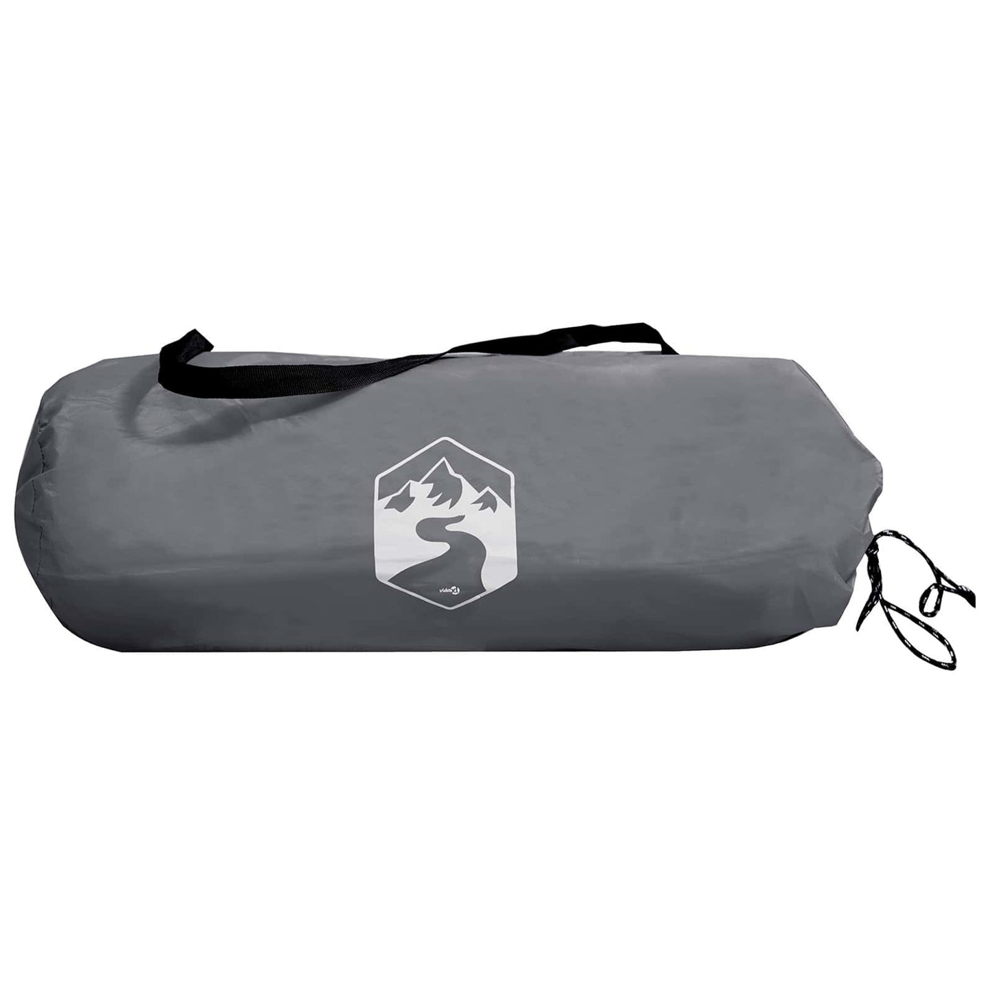 Car Tent 308 x 215 x 220 cm Grey and Orange Polyester and Steel